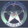 US MARSHAL ROUND STAR BADGE